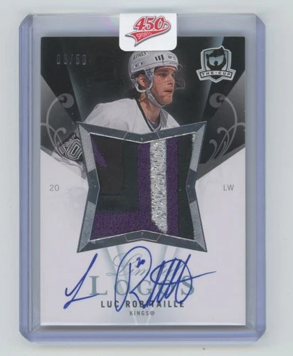 2007-08 Upper Deck The Cup Limited Logos Luc Robitaille Auto 08/50