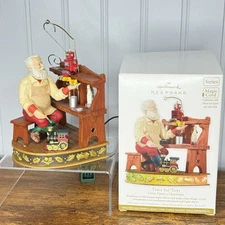 2012 Hallmark Once Upon A Christmas Time For Toys Magic Cord Ornament Santa