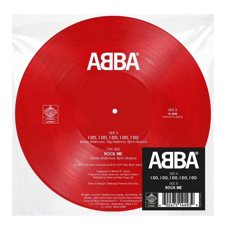 ABBA I Do, I Do, I Do, I Do, I Do/Rock Me (Vinyl) 7" Single Picture Disc - Image 2 of 2