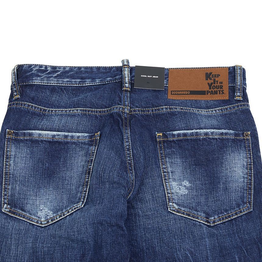 パンツ Dsquared damaged denim jeans jorts m83221191393_1.jpg