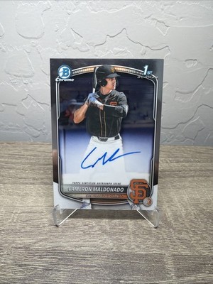 2025 Bowman Chrome Draft Cameron Maldonado Auto 1st #CPA-CMA Giants
