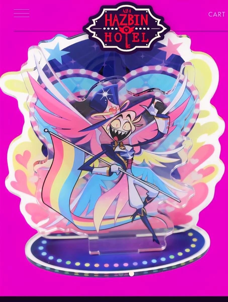 Hazbin Hotel ルシファー　アクリルスタンド　PRIDE Hazbin Hotel Pride 2025 Lucifer Acrylic Standee SOLD OUT | eBay