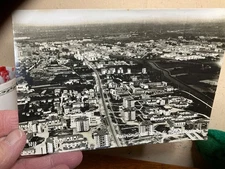panorama view of the Longuelo district in Bergamo, Italy. postcard