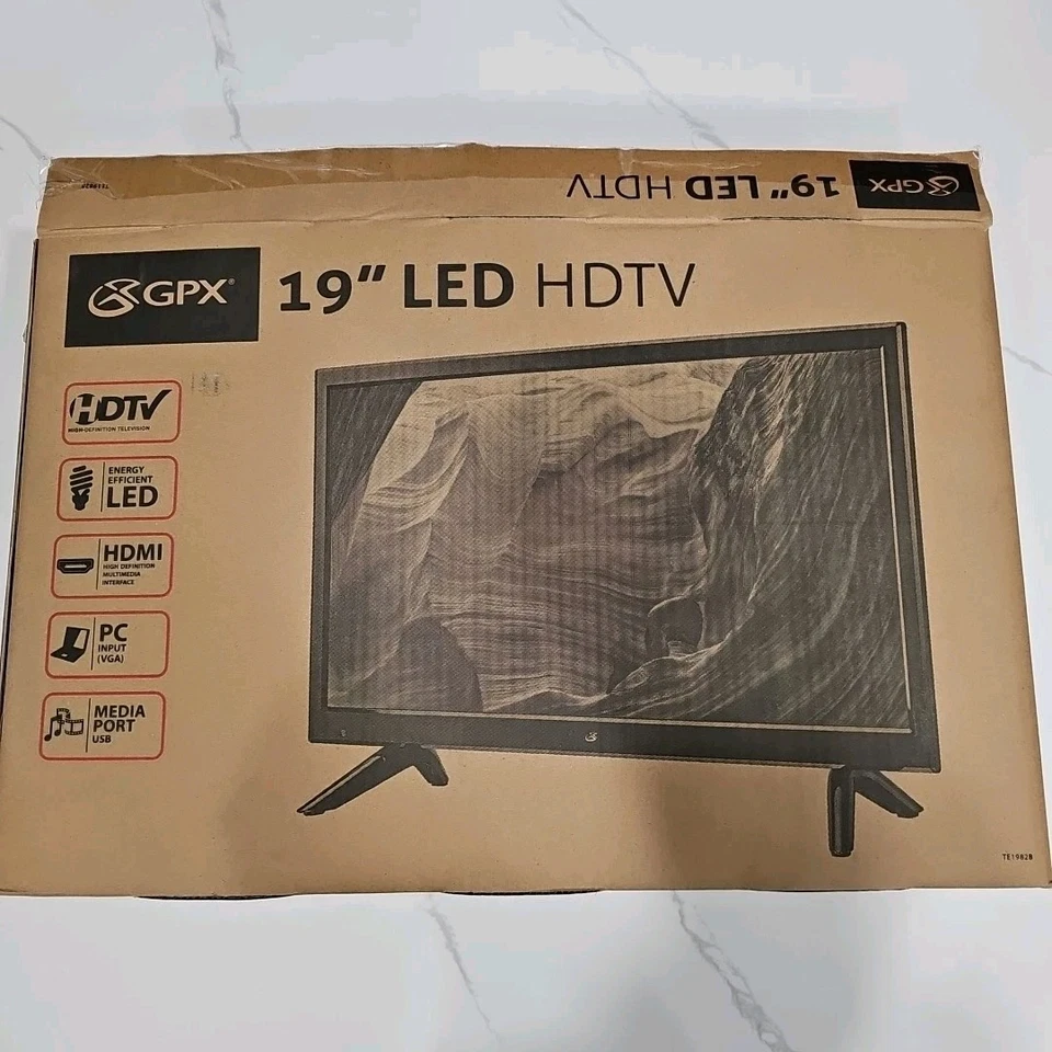 GPX TE1982B 19" 720p 60Hz LED HDTV - Image 2 of 2