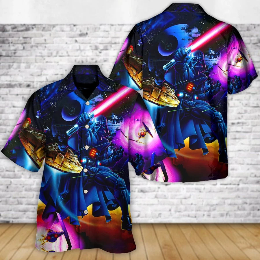 Disney Star Wars Anakin Skywalker Darth Vader Hawaiian Shirt Summer Beach Aloha
