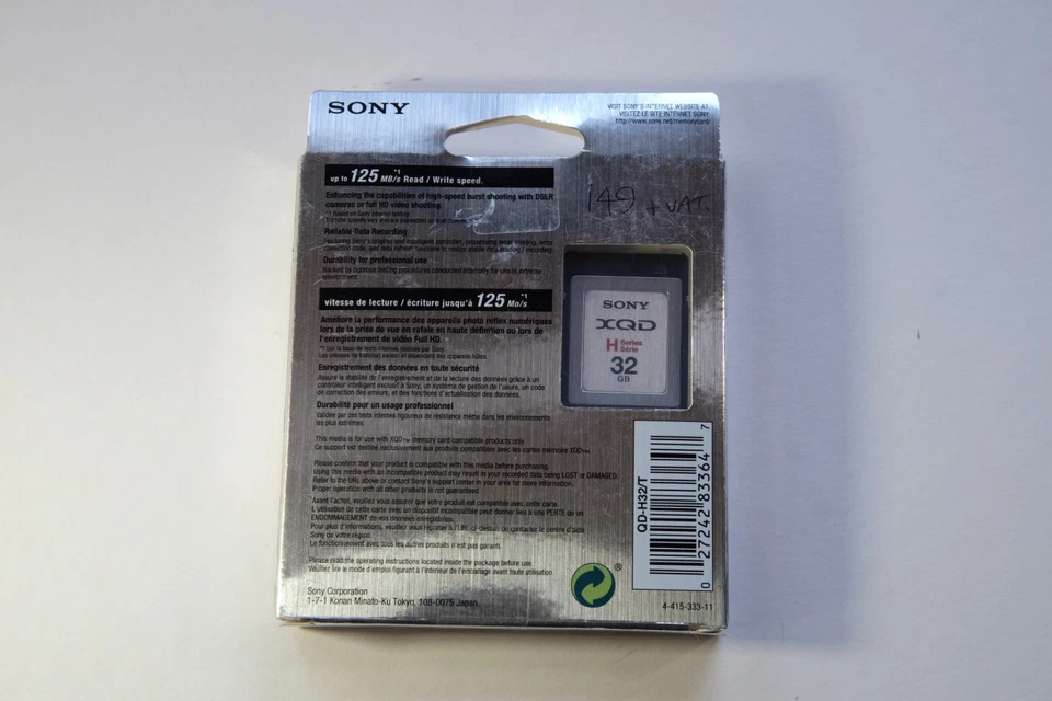 Sony XQD H series 32gb Memory Card - Image 2 of 3