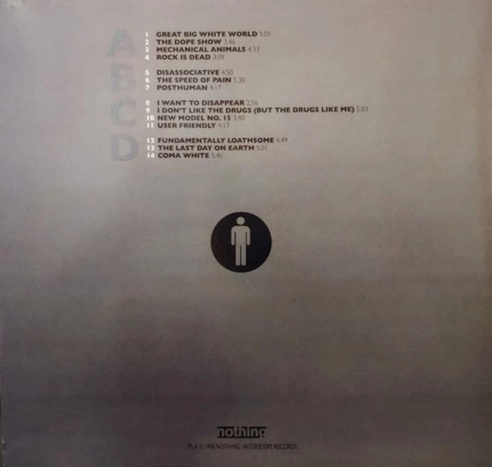 MARILYN MANSON - Mechanical Animals Rare Coloured Import Vinyl 2LP New & Sealed - Image 3 of 3