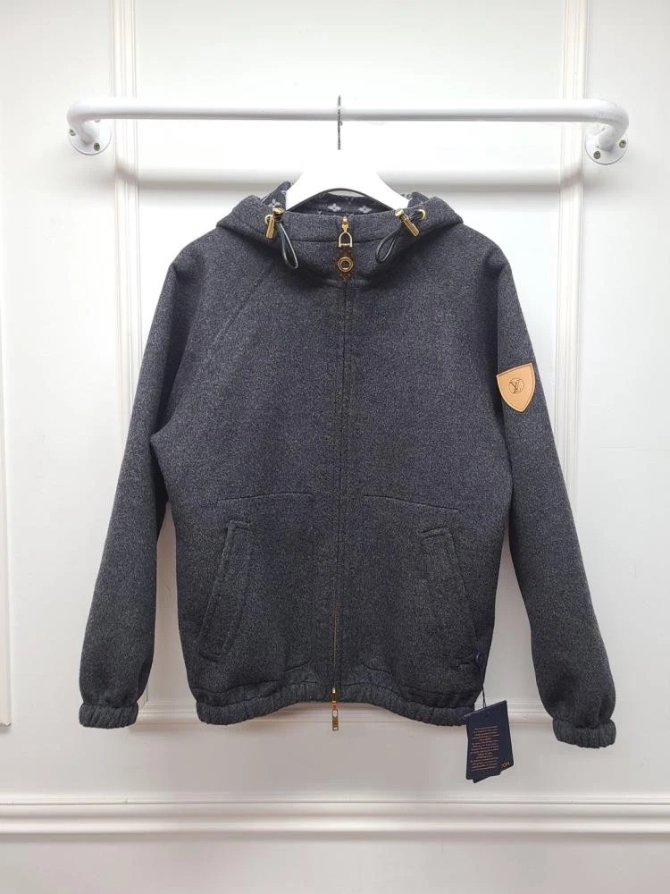 LOUIS VUITTON（LV） Giacca con cappuccio Louis Vuitton reversibile monogramma jacquard 34 53982632