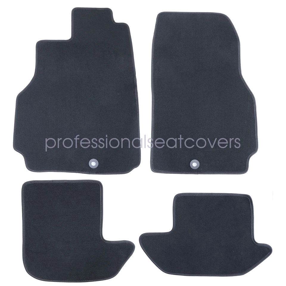 Alfombrillas alfombrillas delanteras y traseras impermeables terciopelo negro para Nissan GT-R 2009-2021 Foto 2 de 4