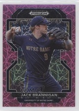 2022 Panini Prizm Draft Picks Neon Pink Velocity Jack Brannigan #PDP83 z5b