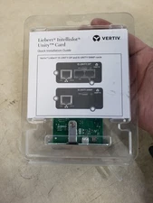 Vertiv Liebert IntelliSlot IS-UNITY-SNMP Network Adapter Card
