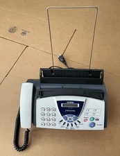 Brother FAX-575 Personal Office Fax Machine w/ Phone and Copier Tested Works