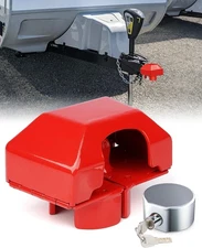 Anti-Theft Trailer Hitch Lock, Heavy-Duty Steel Trailer Lock Fits for 2-Inch Co