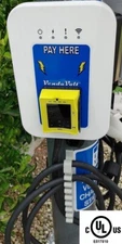 Electric Vehicle VendaVolt Level 2 UL 40A 240V Cashless Payment EV Charger