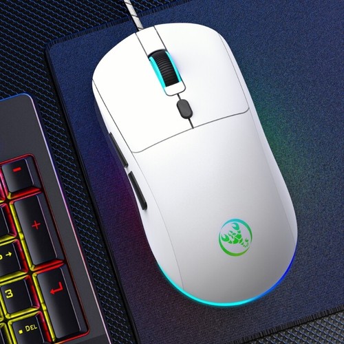 Durability Wire USB Mouse with 6Buttons 3600DPI Optical Sensors for Computers - Picture 4 of 10