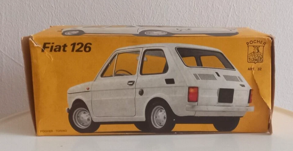FIAT 126 Art. 32 POCHER - TORINO Made in Italy - Immagine 4 di 4