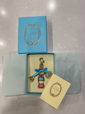 Laduree Authentic Pre-Owned Excellent Condition Mint Color Macaron Keychain 