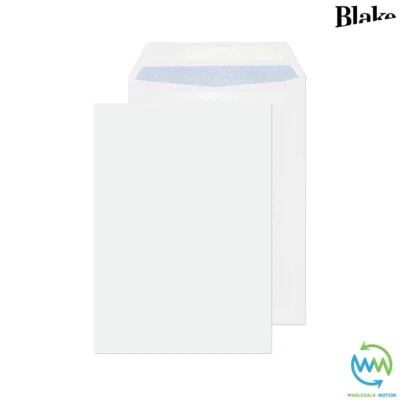 BLAKE C5 White ENVELOPES Self Seal Pocket PREMIUM Quality 90gsm STRONG Letter Plain UK