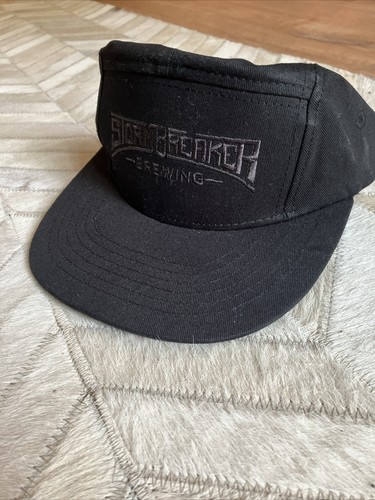 STORMBREAKER BREWING - PORTLAND - 5 Panel ADJUSTABLE BALL CAP HAT! Black NWOT - Picture 2 of 4