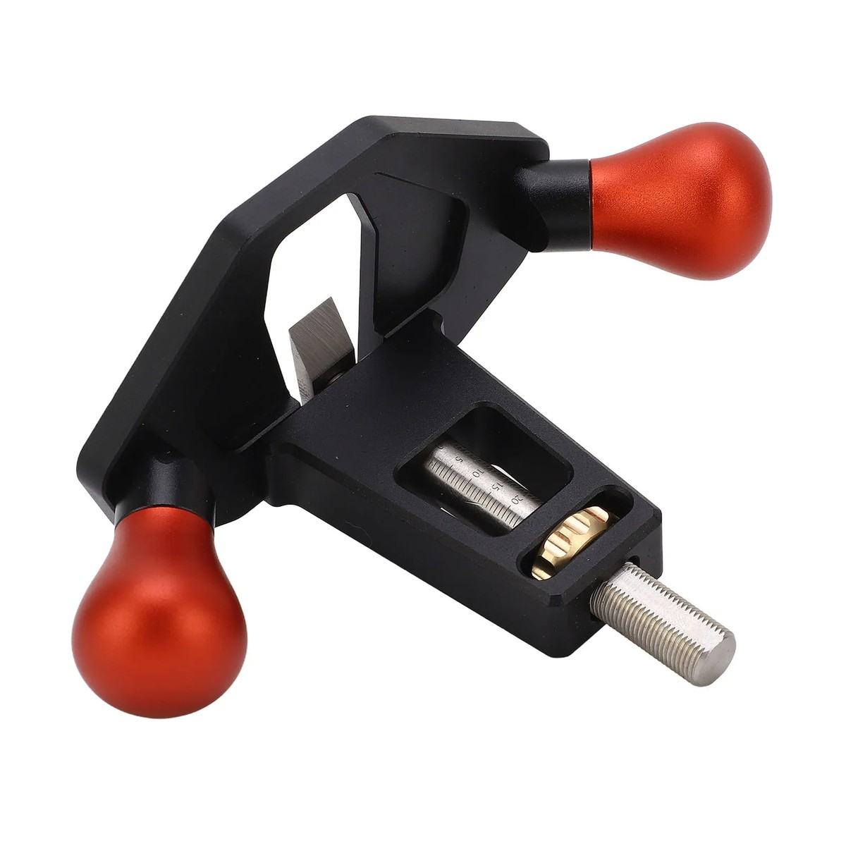 Holigie Woodworking Router Plane – Hand Trimming Plane With Anodized Aluminum Body, Stainless Steel & Brass Blade For Fine Edging