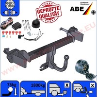 AHK + E-Satz ES7 FüR BMW 3Er E46 Bj. 98-05 AnhäNgerkupplung Elektrosatz Komplett