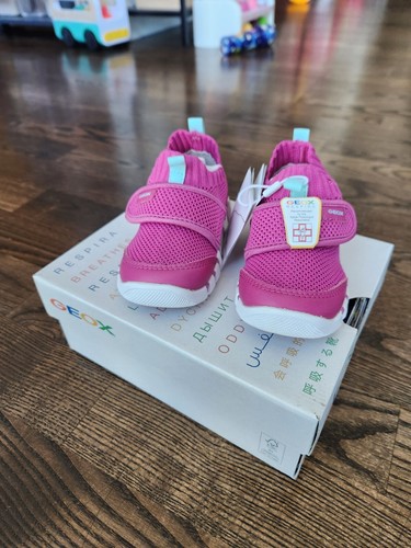 Goex Toldder Girls Sneakers Size 21 Pink New With Box - Picture 2 of 7