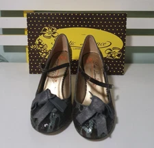 poetic licence black poppy heels womens shoes size EUR36 SNAKESKIN PATTERN GREY