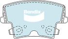 Bendix DB2062 GCT Brake Pad Set
