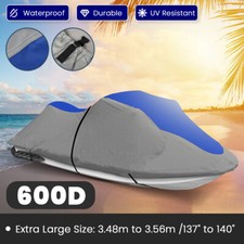 For Jet Ski Cover 137" to 140" Trailerable 600D Marine Grade Heavy Duty