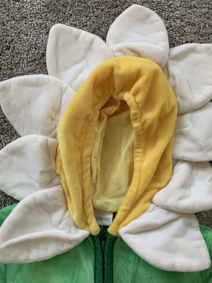 Adorable MINIWEAR Girasol Con Ladybugs Disfraz Halloween Talla 3T Una Pieza Foto 2 de 4