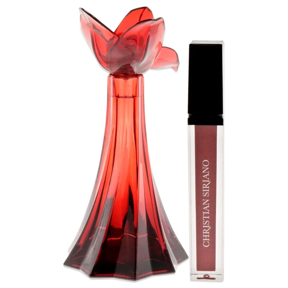 CHRISTIAN SIRIANO OOH LA ROUGE Women 3.4 oz EDP Spray + Red Lip Gloss NO WRAP - Image 2 of 2