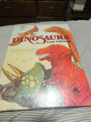 Dinosaurs and Things Learning/Adventure Game 1992 Aristoplay