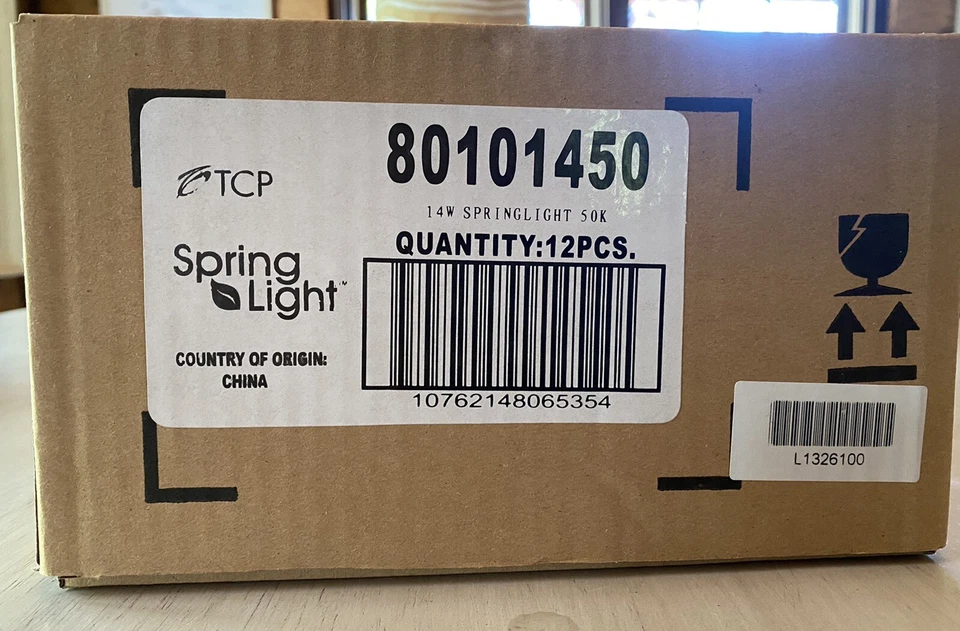 TCP 14w CFL 50k Daylight Bulbs - 12 Pack - Image 2 of 2