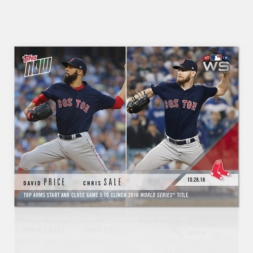 2018 Topps Now 959 David Price / Chris Sale