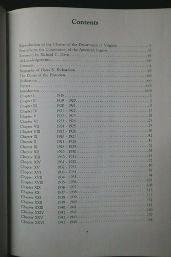 The American Legion~The Department of Virginia 1919-1969~50 Years; First Ed.1982 - Imagen 5 de 8