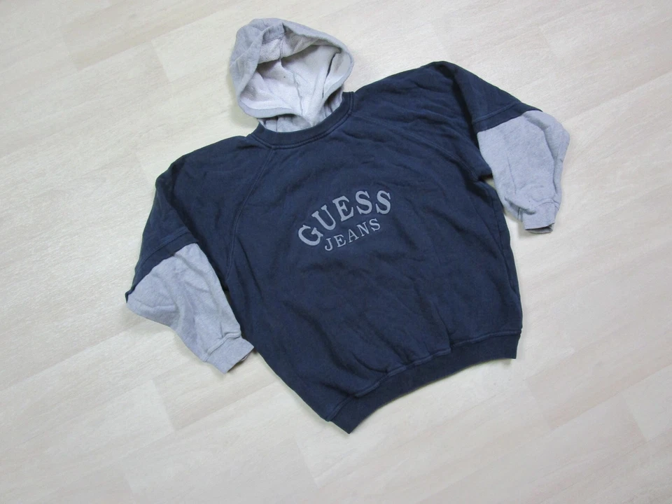 Vintage Guess Jeans Hoodie by Georges Marciano Youth (L) Afterhood 1990's Kids - Image 2 of 4