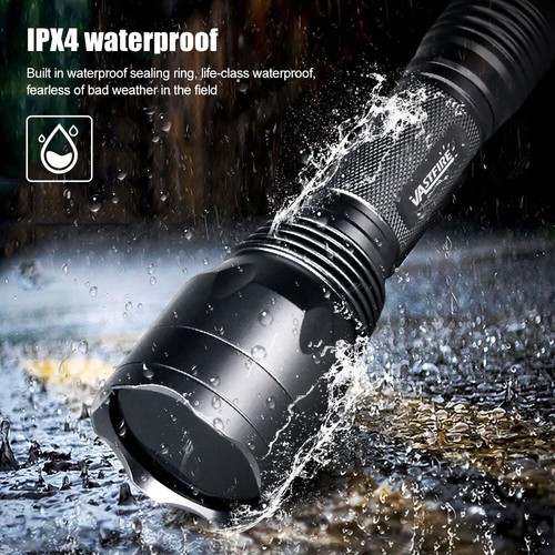 UV 3*LED Taschenlampe 365nm Scorpion Bernstein Schwarzlicht Handlampe &AKKU Kit - Bild 10 von 13