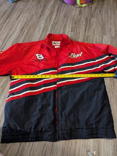 Dale Earnhardt Jr Chase Authentics Budweiser Nascar Racing Jacket Size M *Broken - Picture 16 of 20