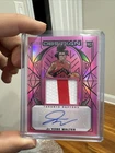 Jakobe Walter 2024-25 Panini Obsidian /49 Pink RPA RC Raptors
