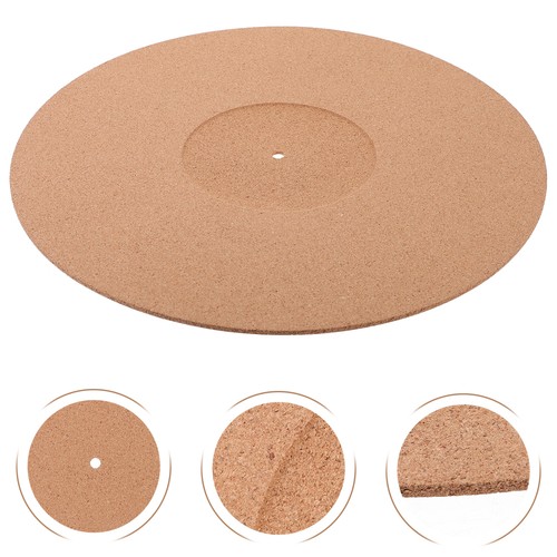 2 PCS Cork Turntable Pad Soft Slipmat Anti-static Record Player Vinyl - 第 4/12 張圖片