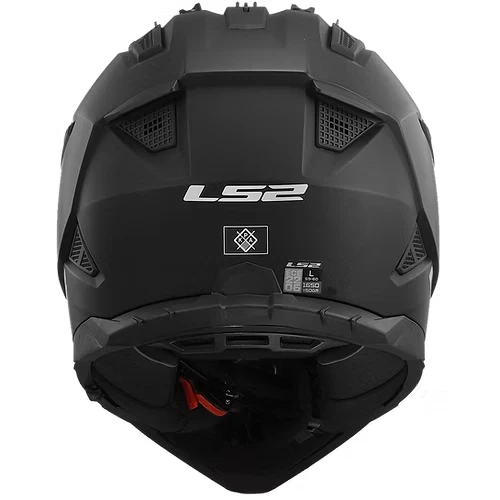 Casco deportivo doble LS2 Blaze II mate negro X-grande Foto 3 de 4