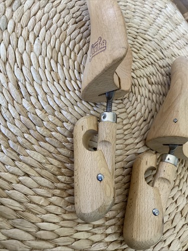 Vintage Wood Shoe Trees Unisex Geoha for Sportschuhe - Picture 8 of 9