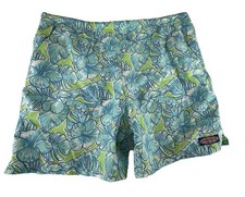 Vineyard Vines Shorts Swim Chappy Trunks Lined Blue Hibiscus Floral Size Large