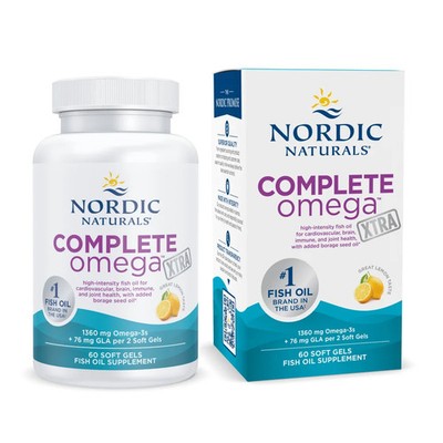Nordic Naturals Complete Omega Xtra- High Potency Omega Formula, 60 Ct