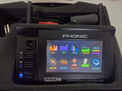 1 Stück gebrauchter PHONIC PAA6 Audio Tester Fedex/DHL - Bild 1 von 3