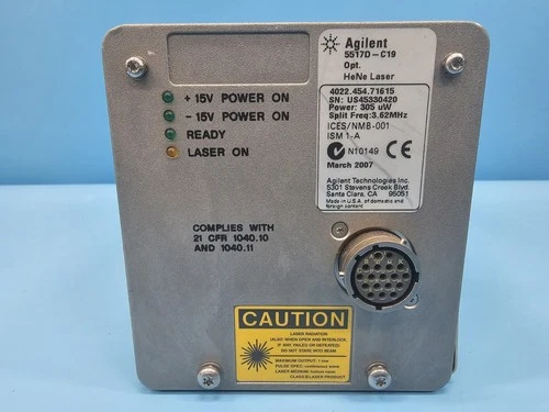 AGILENT 5517D-C19 HeNe Laser Head  ASML 4022.454.71615 #2