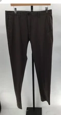 Bonobos Men’s Tech Chino Pleated 3XDry 32x34 Slim Fit Dark Brown Pants NWT