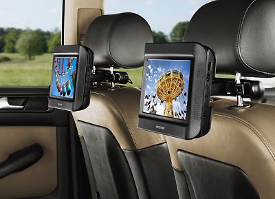 Nextbase Click 9 Lite Duo Deluxe Tragbarer DVD-Player mit Fahrzeug-Holmhalterung