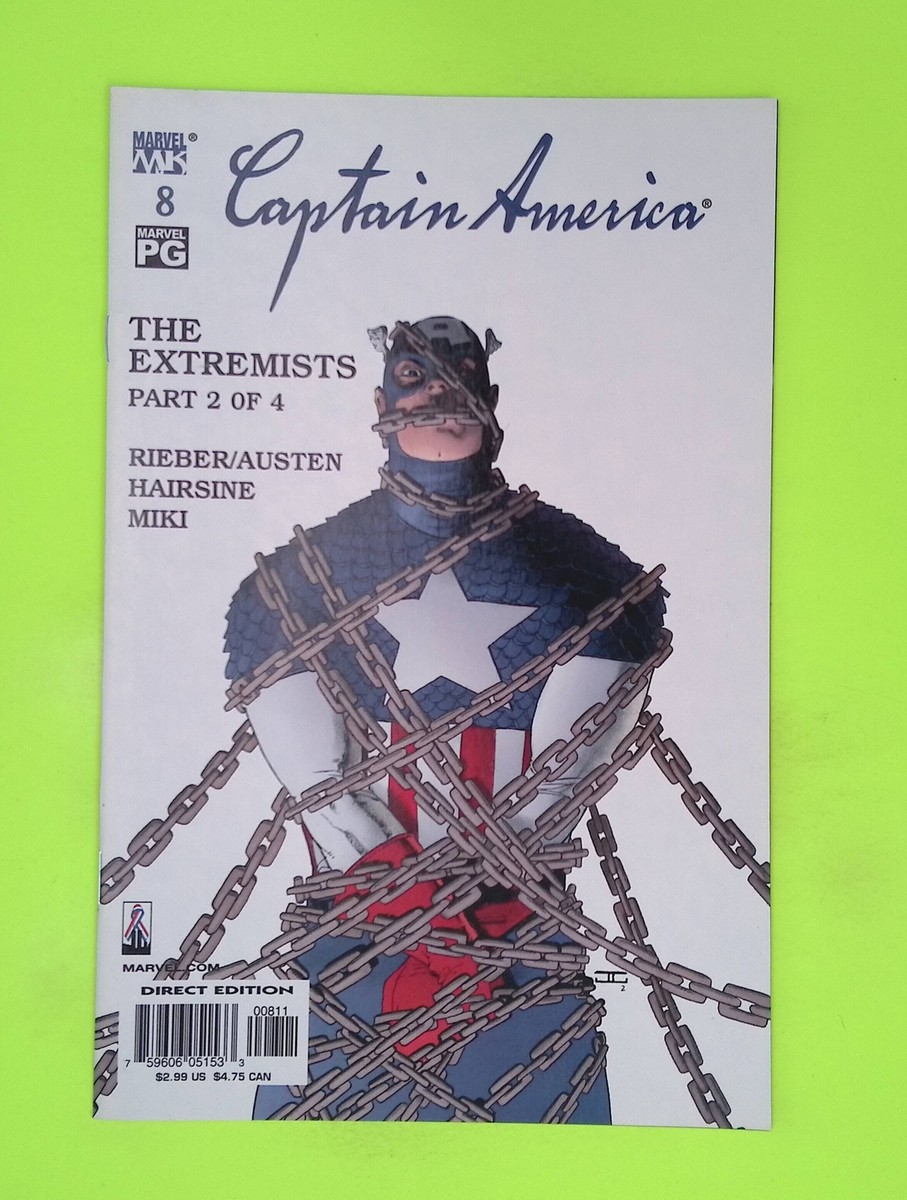 Captain America #8 Vol. 4 2003 Marvel Knights High Grade