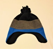 Winter Hat, Kids, Size L/XL 8 , Blue-Grey, Earflaps, Children's Place